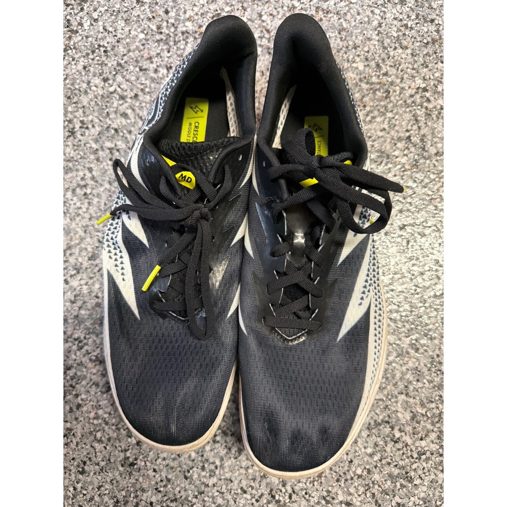 Hoka One One Crescendo MD Track Spikes Black White 1134520 BWHT Mens 9.5 Wmns 11